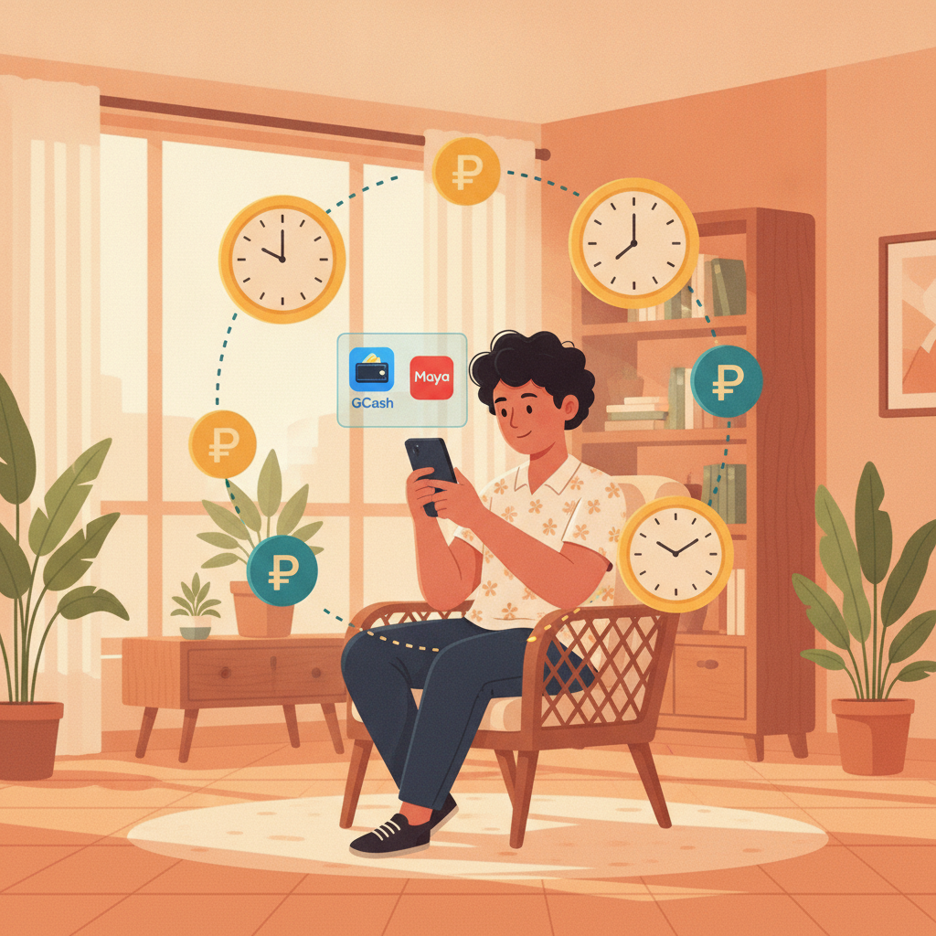 Illustration: JD Wild Withdrawal Time: How Long Does GCash, Maya and Bank Transfer Take?